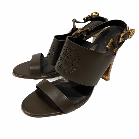 Tory Burch Gabriella Logo heeled sandals - Picture 2 of 16